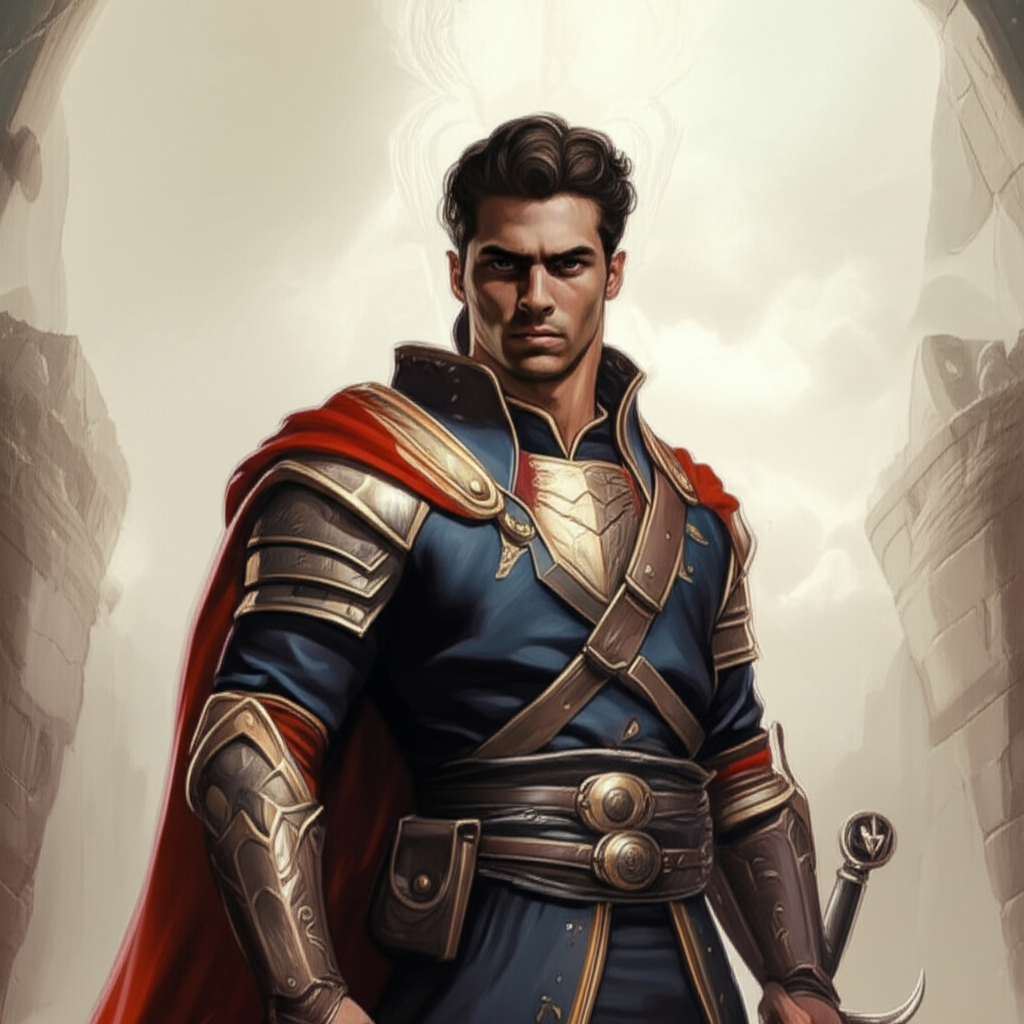 他是一位英勇的战士。