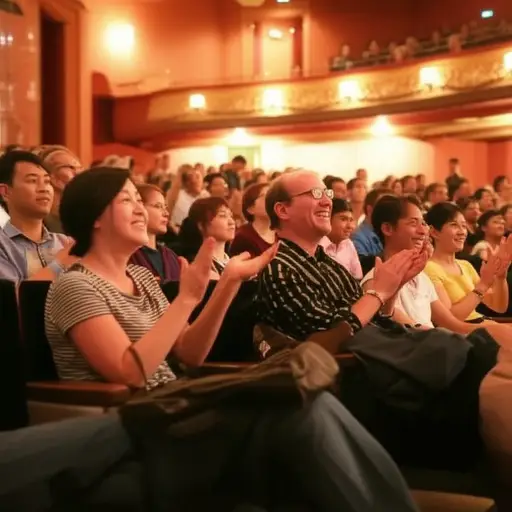 观众显然很享受这场表演。