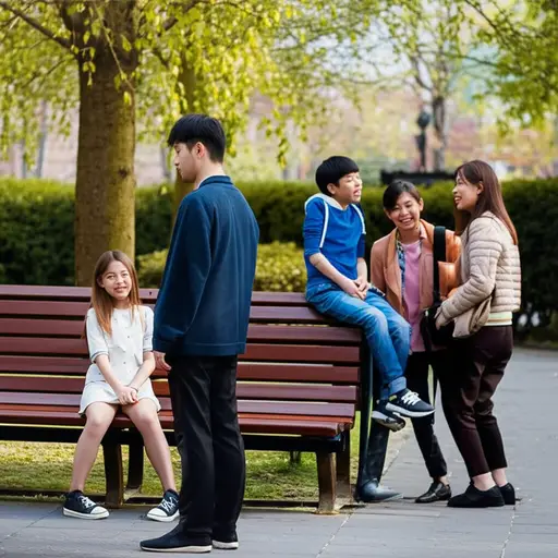 他发现交朋友很困难。