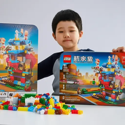 我有一套新的乐高玩具。