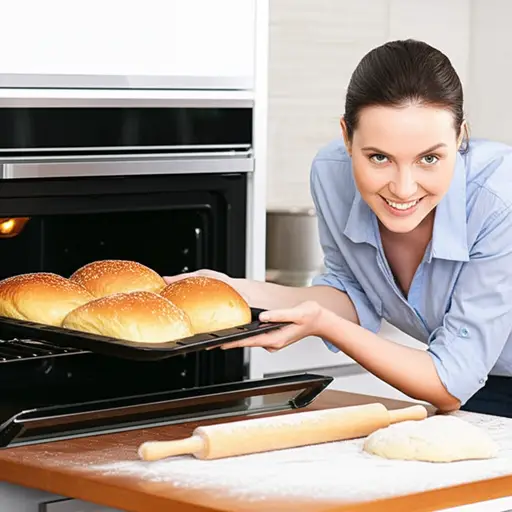 我妻子最喜欢在周末烤面包。