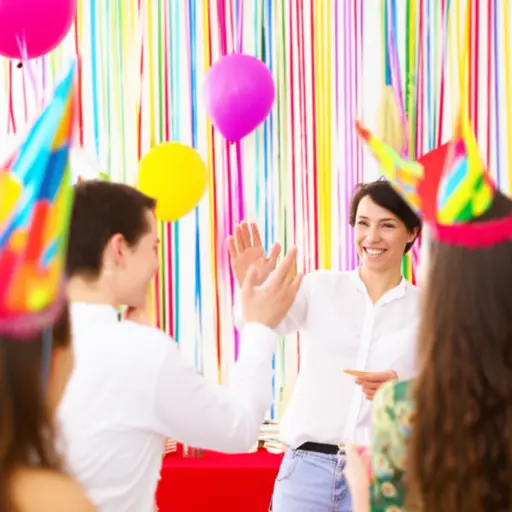 请在派对上迎接我们的客人。