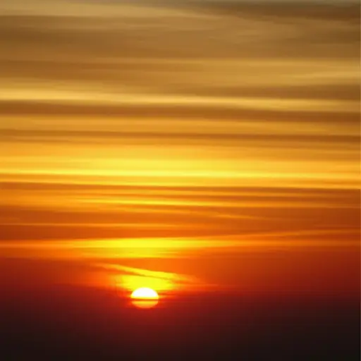 天啊！我从未见过如此美丽的日落！