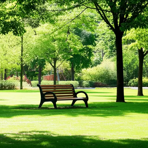 这个公园里没有狗。