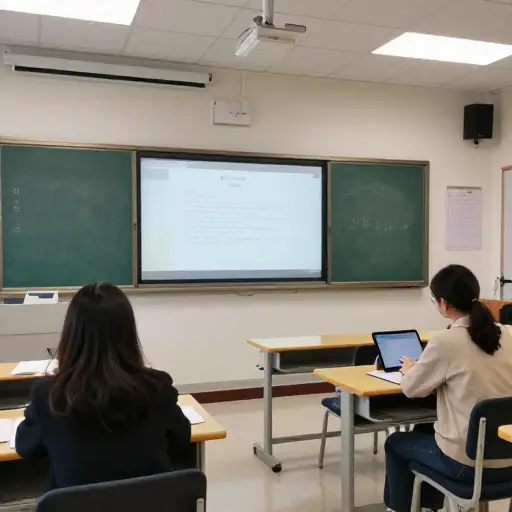 为了提升学习，大学投资了一个高科技教室。