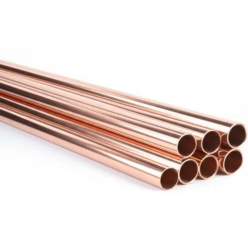 这些管道是由铜制成的。