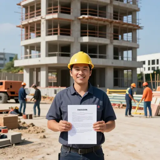 承包商（令人）满意地按时完成了工作。