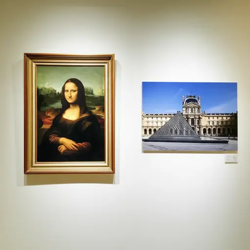 这幅画只是副本——原作挂在卢浮宫。