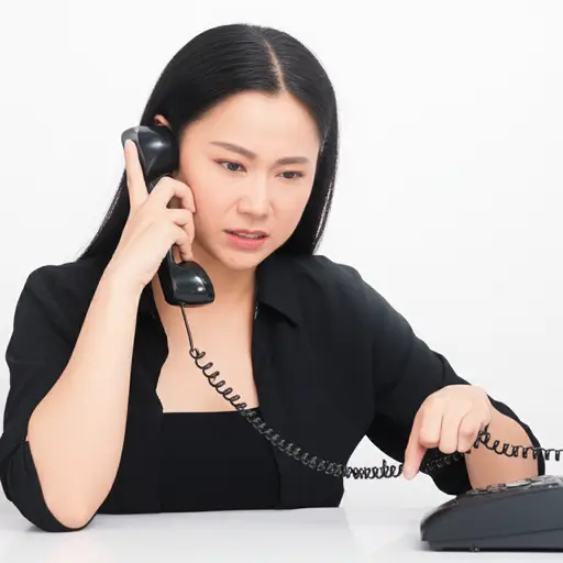 如果他再打电话给我，我将通知警察。