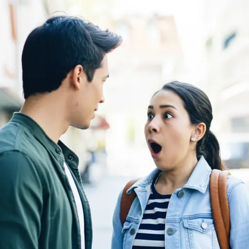 他完全变了，我没认出他。