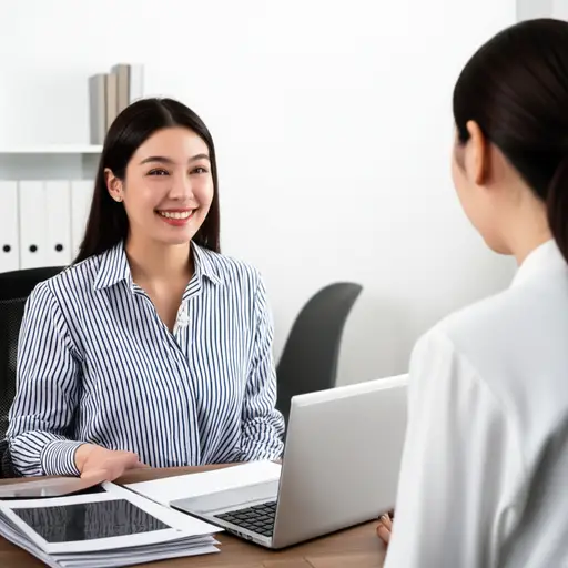 我告诉她我会帮忙做这个项目。