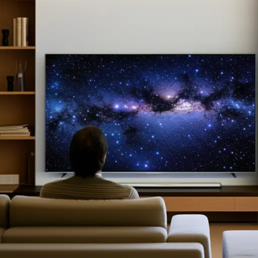 你昨晚看了那个关于太空的电视节目吗？