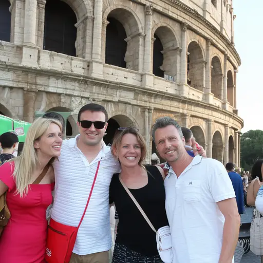 我们在假期期间探索了罗马的景点。