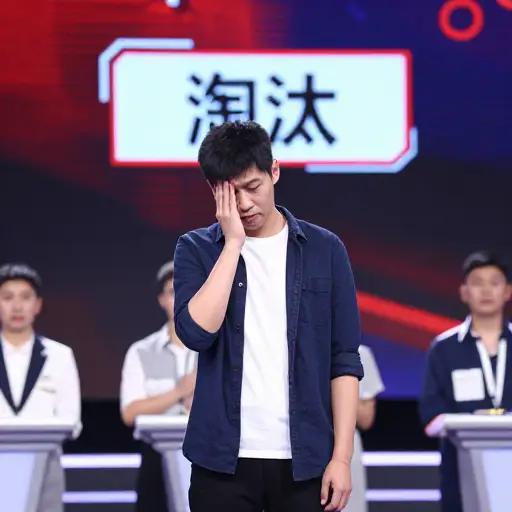 他在知识问答节目的第一轮就被迅速淘汰了。