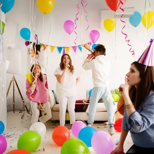 我为他举办一个派对，但这是个秘密。