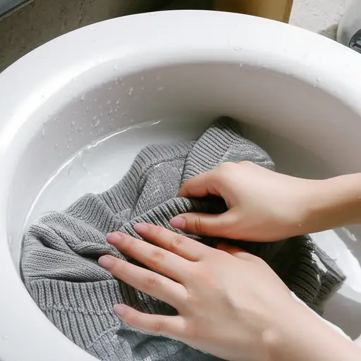 这件毛衣必须手洗。