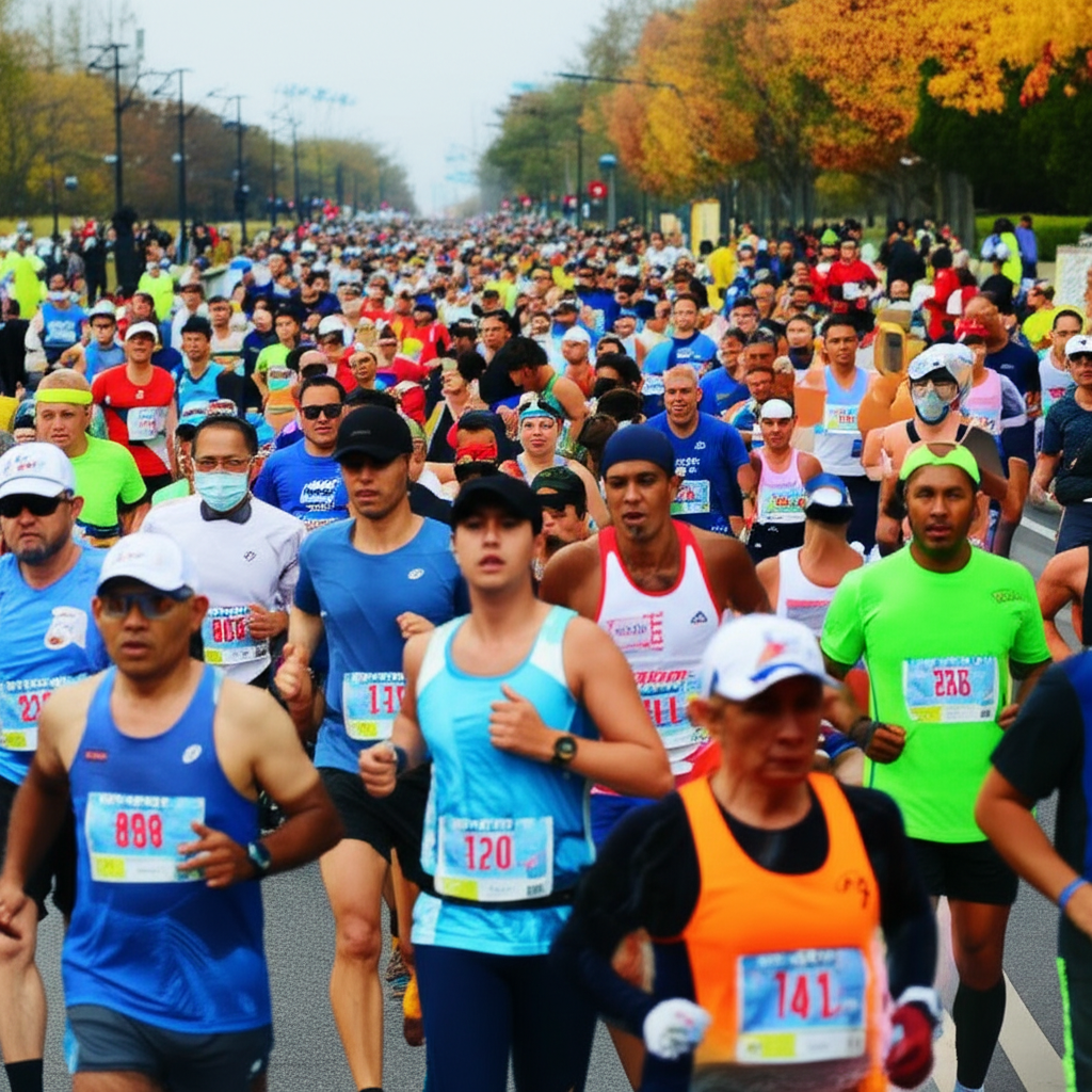 很多人参加马拉松是为了挑战自己的耐力。