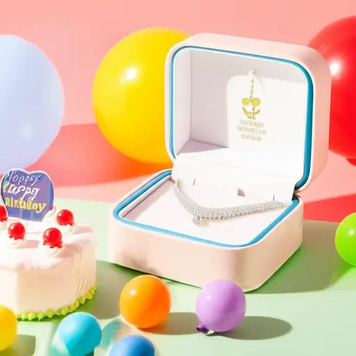 这件珠宝是给我的生日礼物。