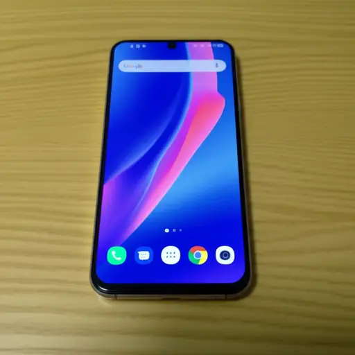 这部新手机看起来很现代。