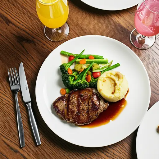 我晚餐想吃牛排。