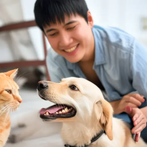 我喜欢狗，但是我对猫过敏。