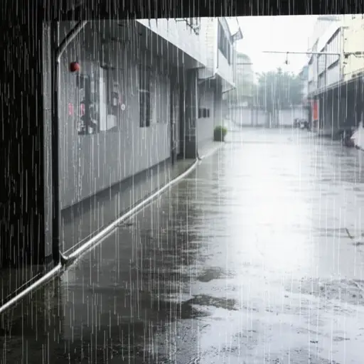 雨看起来好像永远不会停。