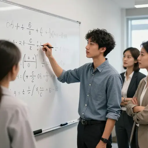 他解决复杂问题的能力使他在同龄人中脱颖而出。