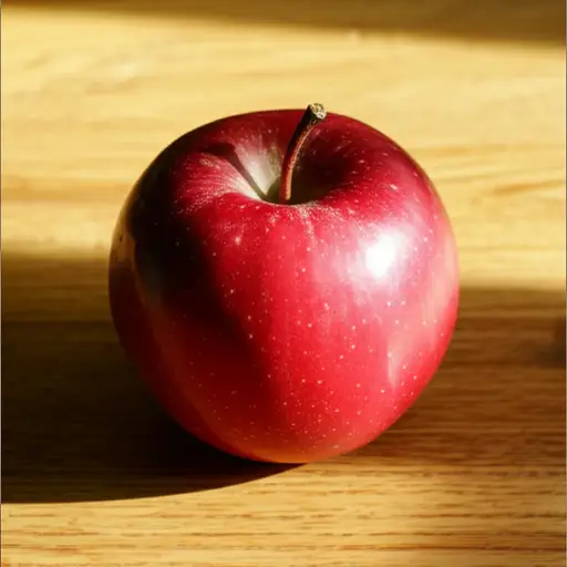 这个苹果很甜。