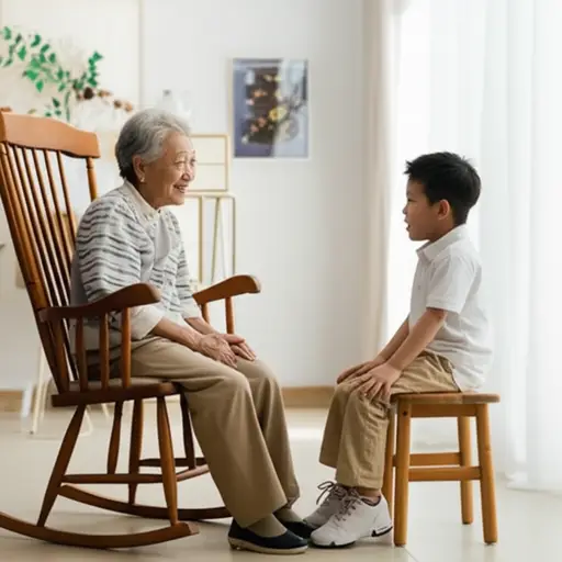 我奶奶总是给我讲她年轻时的故事。