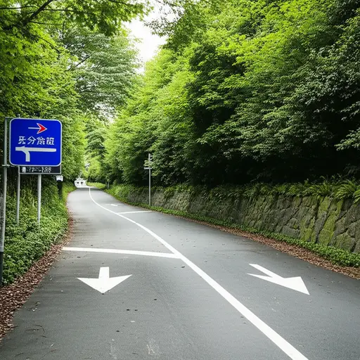 在左边第三个转弯处转弯。