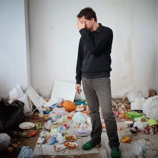 这里有股难闻的气味。