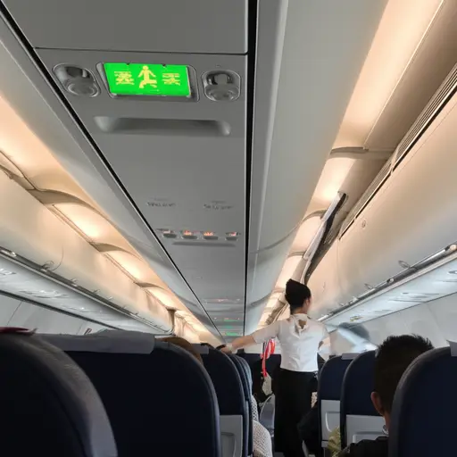 起飞期间，请回到您的客舱座位上。