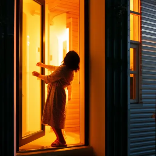 她每天晚上7点回家。