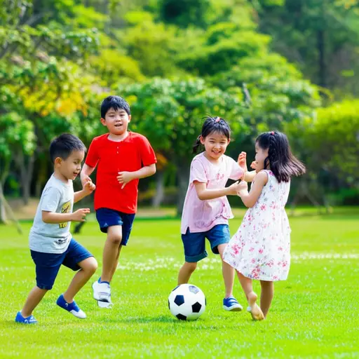 我喜欢和朋友们一起玩。