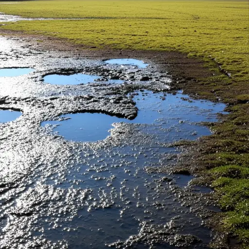 所有的雪都融化消失了。