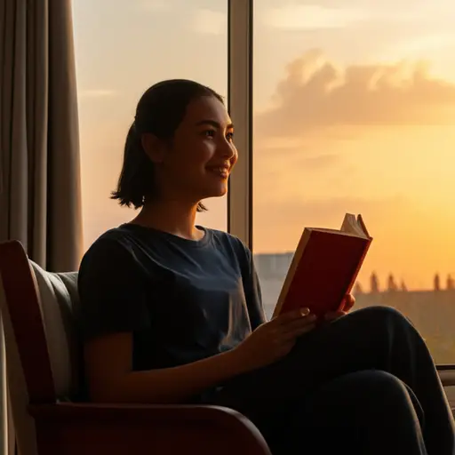 她昨天读完了那本小说。