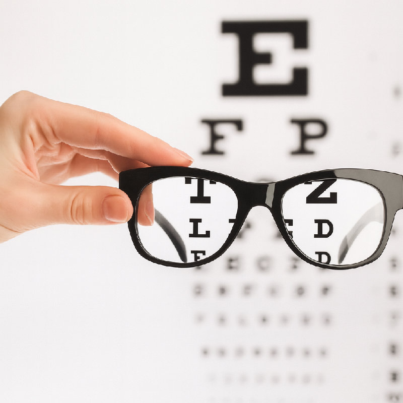 近视让我很难看清远处的东西。