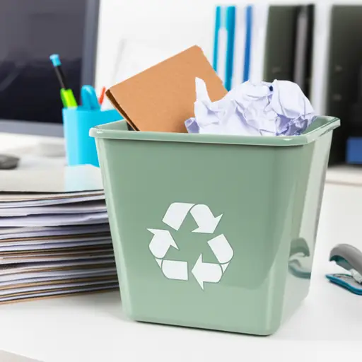 我们应该回收所有的废纸和纸板。