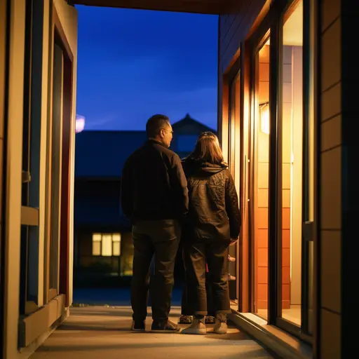 我们比平时晚到家。