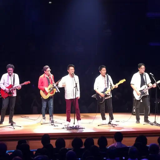 我最喜欢的乐队是一个五人组合。