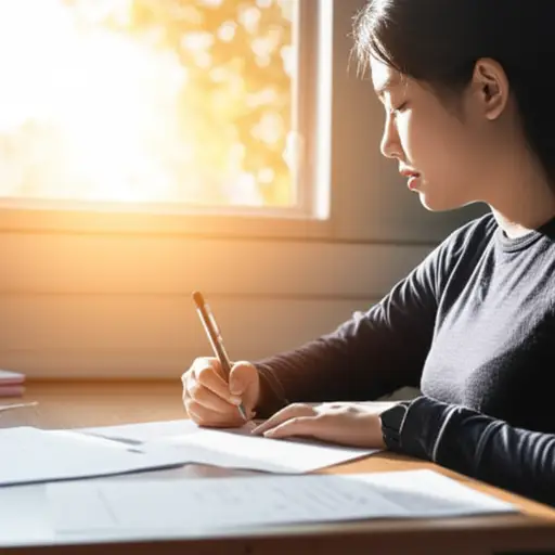 她今天下午要考试。