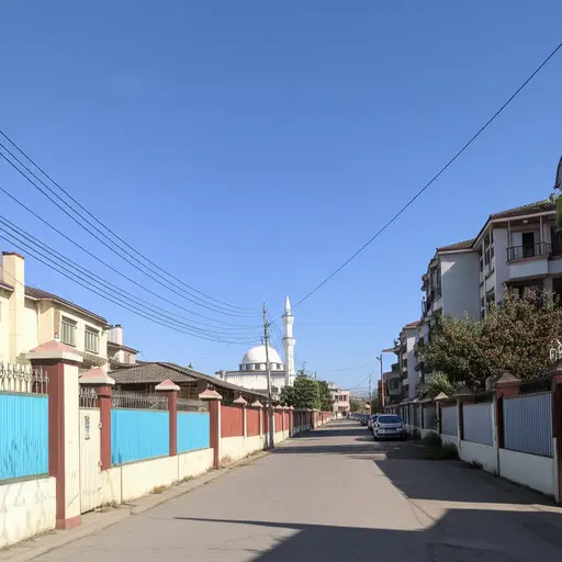 镇子尽头的那座清真寺是个有趣的地方。