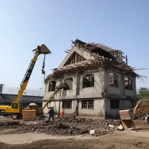 他们不得不拆除这样一栋美丽的建筑，真可惜。