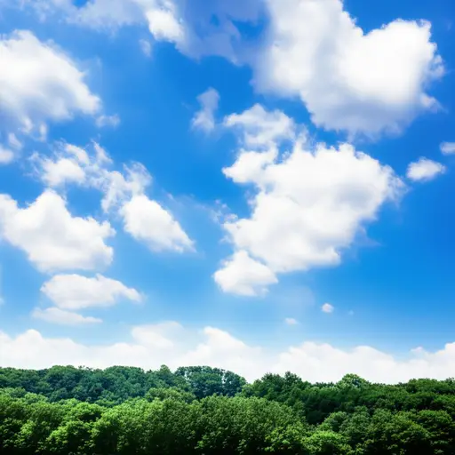 幸运的是，天气很好。