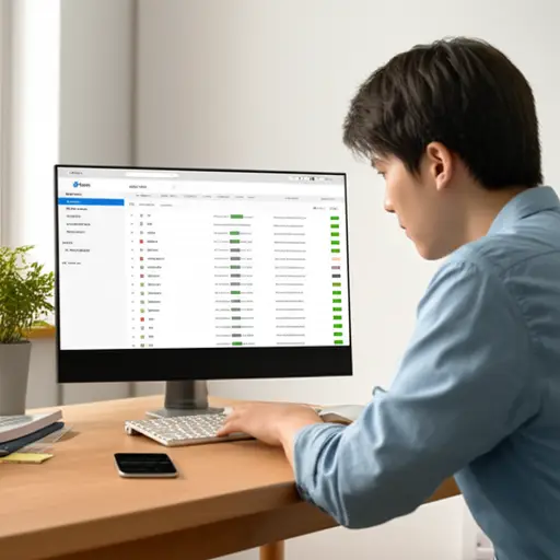 当我到家时，我检查了我的邮件，看是否有朋友的消息。