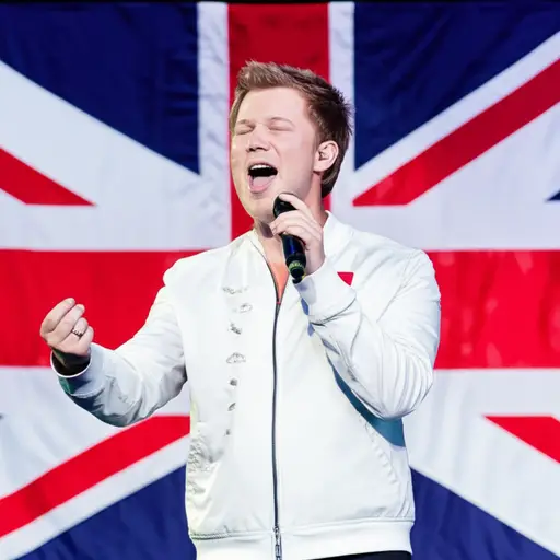 我最喜欢的歌手来自英国。
