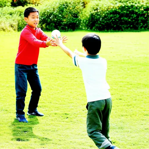 你能把球扔给我吗？