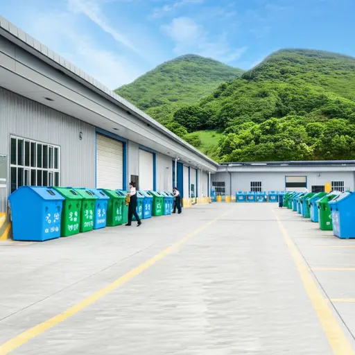 新的回收中心有助于减少浪费。