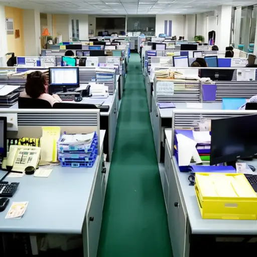 我们办公室空间不足。