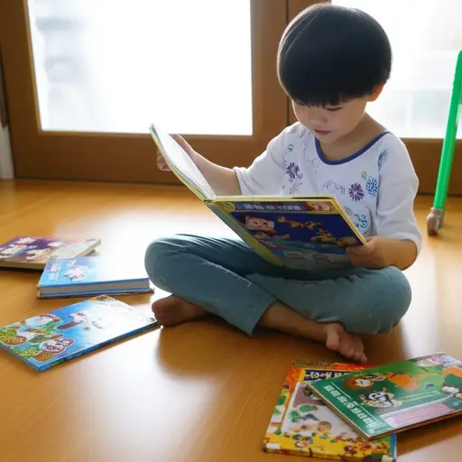 我小时候每天都读漫画。